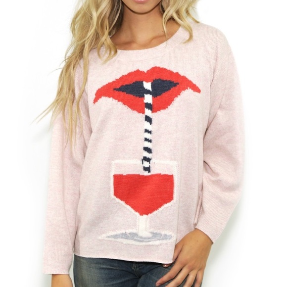 Wildfox Sweaters - 🆕 Wildfox 'Suck It Up' Vineyard Sweater size L