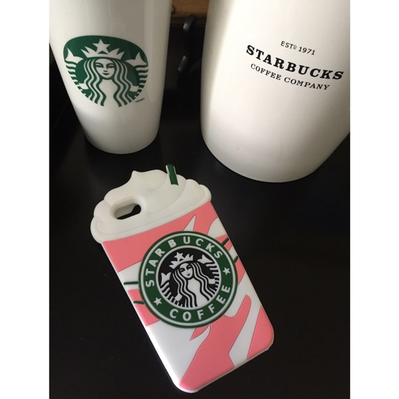 Starbucks Pink Frappuccino iPhone Case 6 6s 7 - Picture 2 of 4