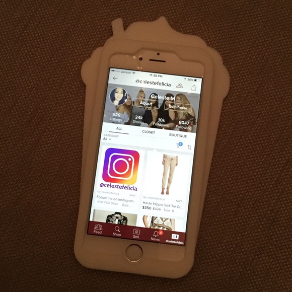 Starbucks Pink Frappuccino iPhone Case 6 6s 7 - Picture 3 of 4