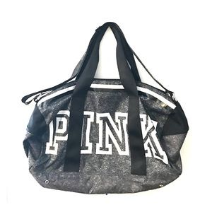 Pink gym bag