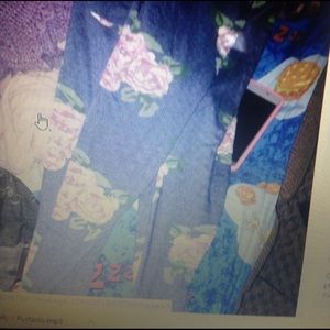 Floral printed pants