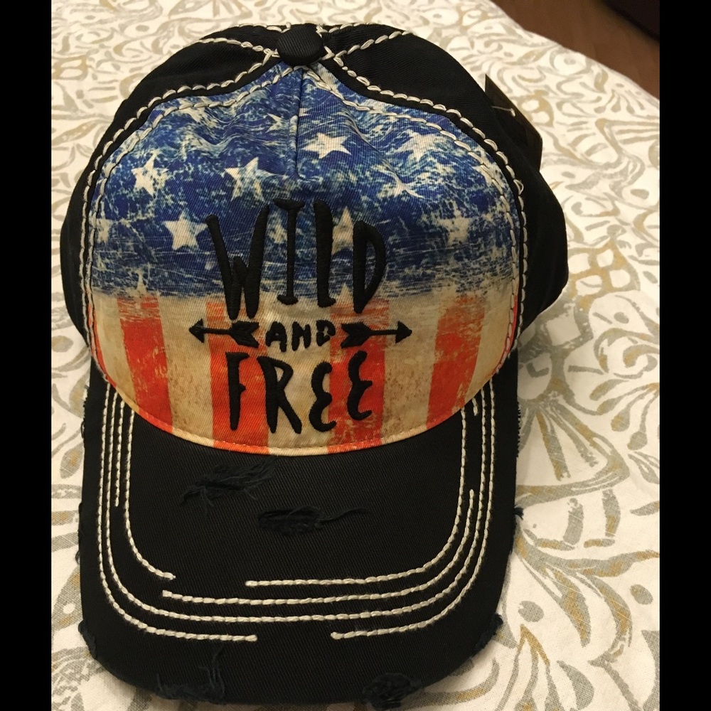 Wild and Free America Baseball Hat