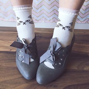 ModCloth Shoes - BAIT Hermosa heels in slate grey ModCloth Shoes - BAIT Hermosa heels in slate grey