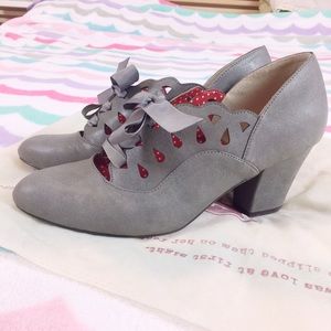 ModCloth Shoes - BAIT Hermosa heels in slate grey ModCloth Shoes - BAIT Hermosa heels in slate grey