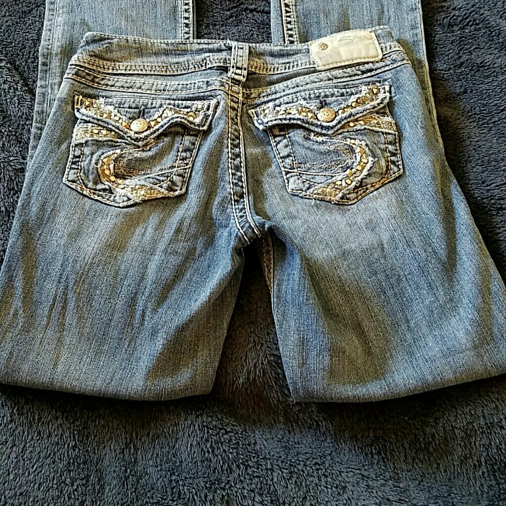 Silver brand jeans Suki Flap.