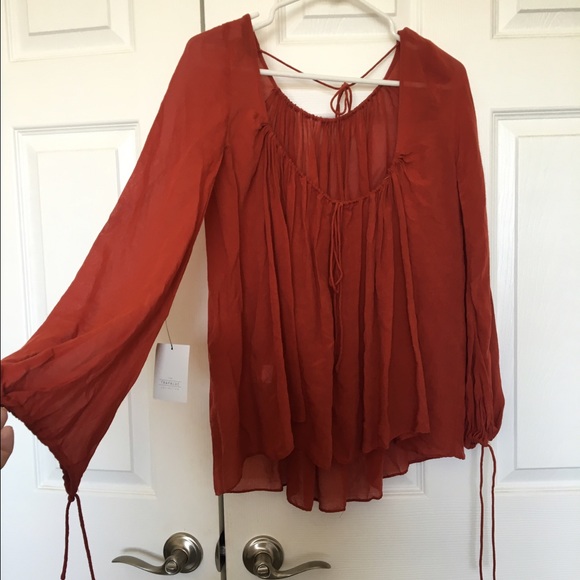 Zara Tops - ZARA Boho Flowy Peasant Top🌻✌️❤️