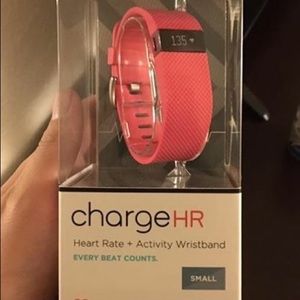 Pink Fitbit HR