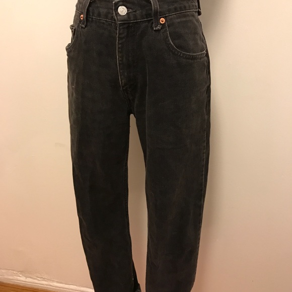 Vintage Jeans - Vintage Black high-waisted Levis 501 Denim jeans Vintage Jeans - Vintage Black high-waisted Levis 501 Denim jeans