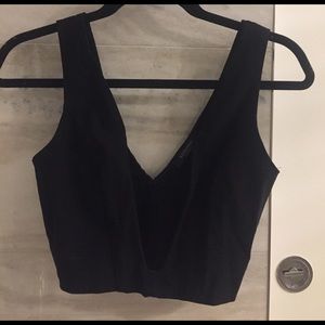 Super low V crop top from nasty gal
