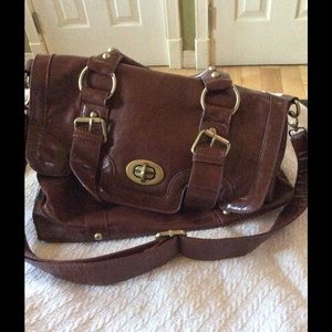 F 21 Brown Satchel