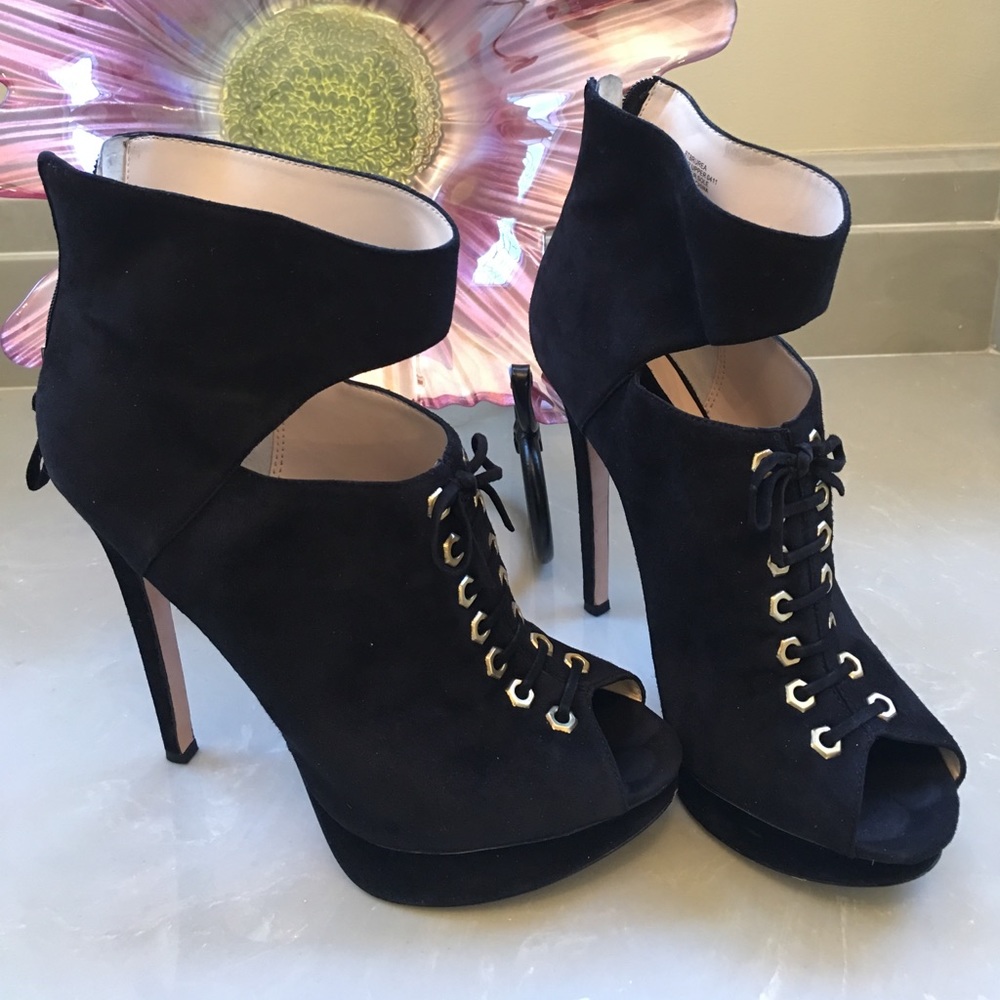 Sued Leather Ankle Boots