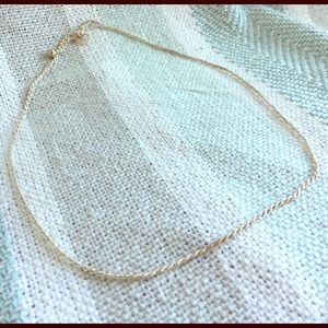 Italian Silver Adjustable Chain