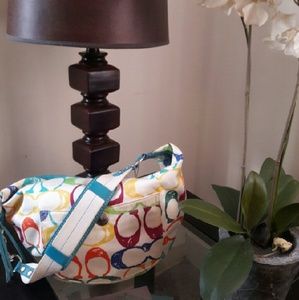 Colorful Coach Hobo bag.
