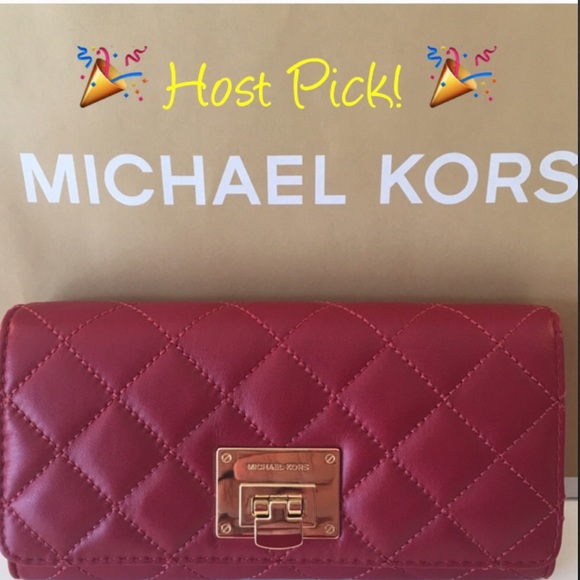 Michael Kors Handbags - 🆕🎉HP🎉MICHAEL KORS NEW LARGE QUILTED WALLET 💯AU