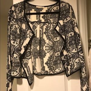 Black and white light jacket