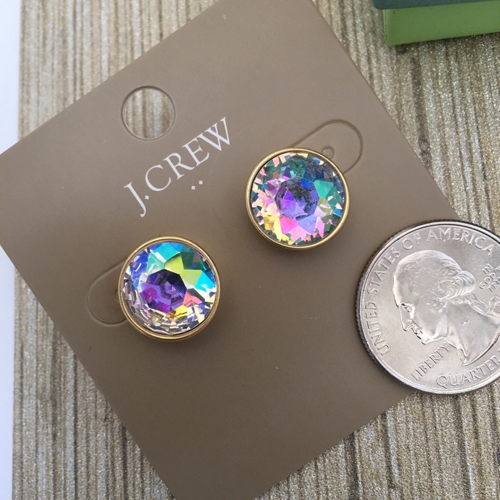 ⭐️ LAST ONE ⭐️ J. Crew Iridescent Dot Earrings - Picture 3 of 6