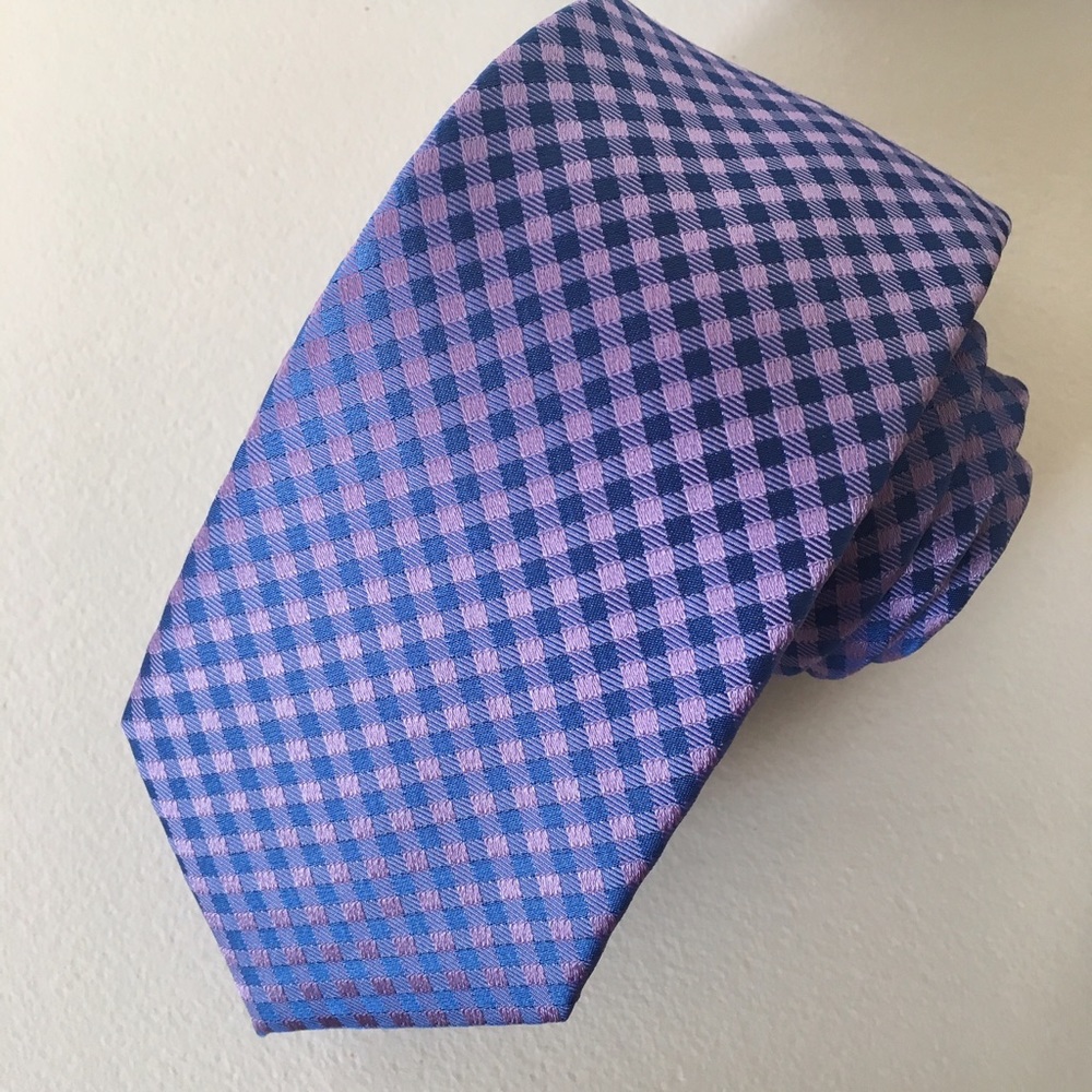 Michael Kors Checkered Silk Tie