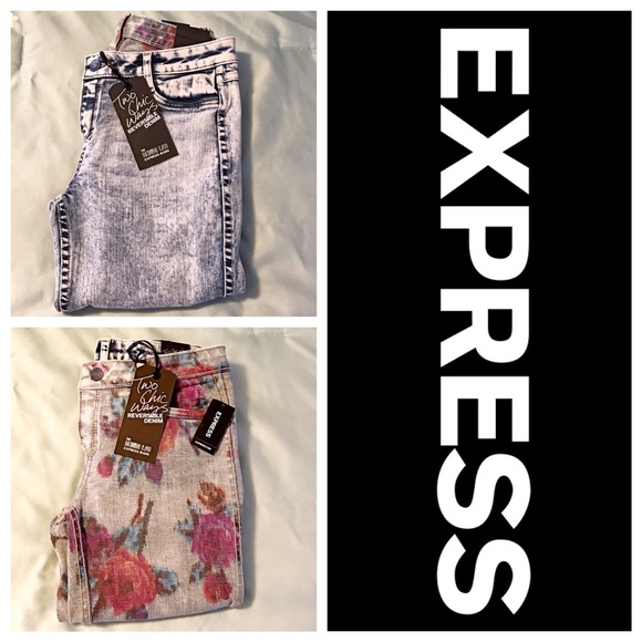 Limited Edition! Express Reversible Jeans - Picture 1 of 7