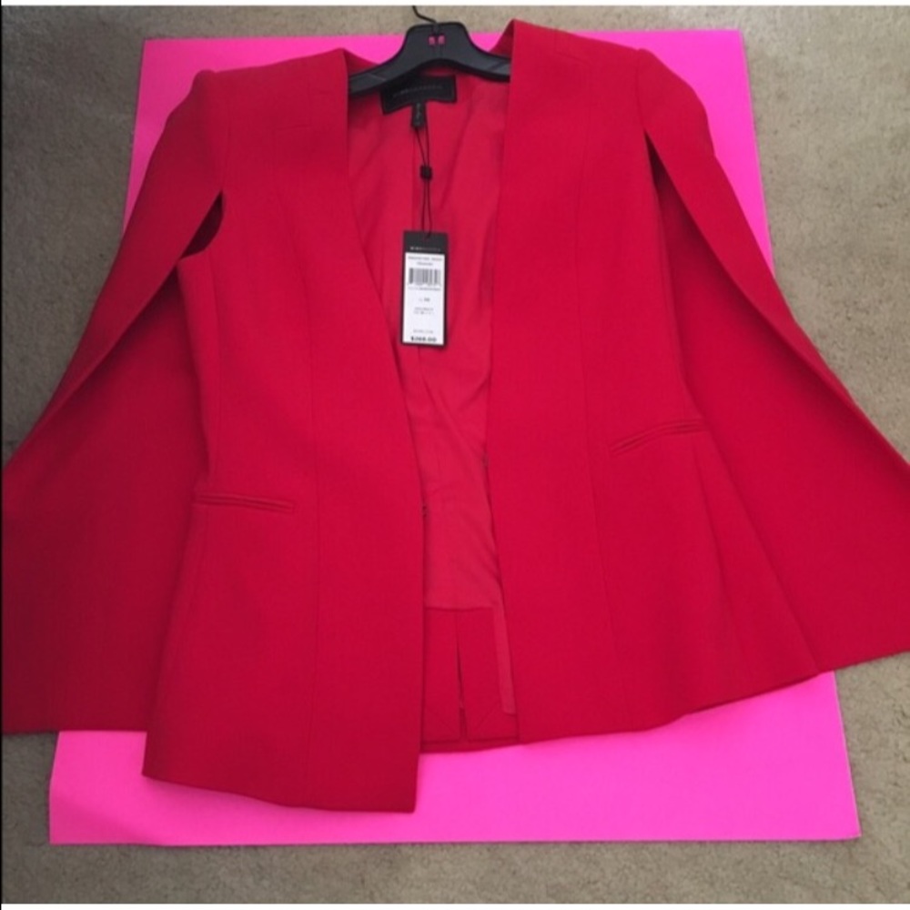 BCBG/MAX AZRIA CAPE BLAZER