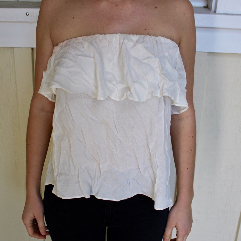 White tube top