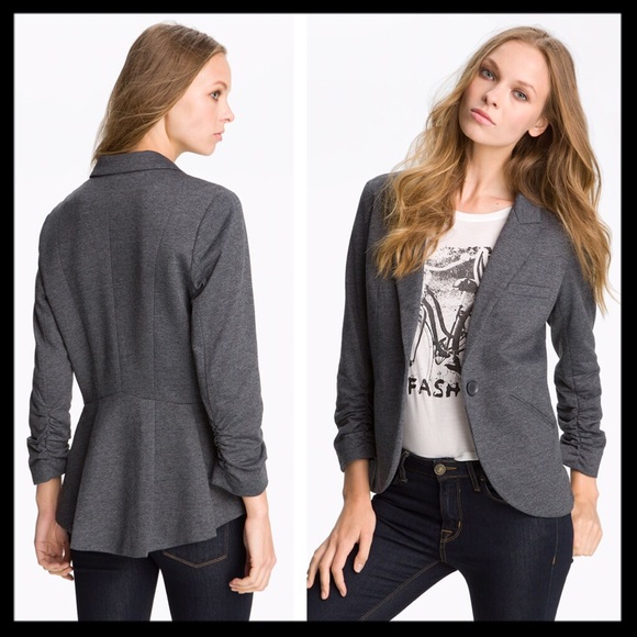 Gibson Jackets & Blazers - gibson // equestrian riding blazer in gray