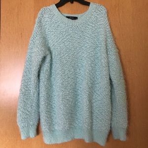 Forever 21 Cotton Candy Blue Sweater