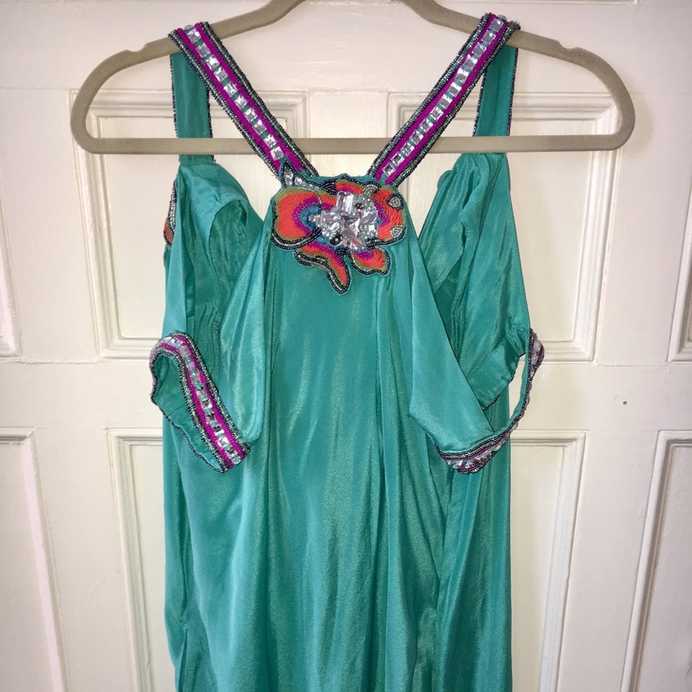 French Connection Silk Party Dress - Picture 3 of 5