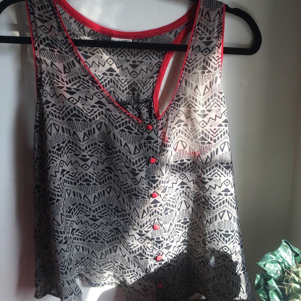 Patterned blouse - Picture 2 of 4