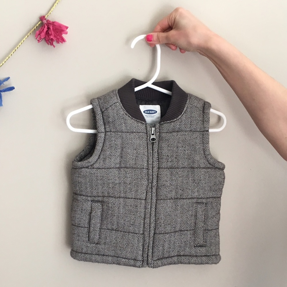 Toddler Herringbone Vest
