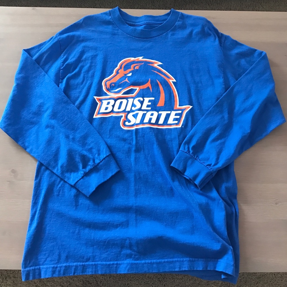Boise State University Blue Long Sleeve Shirt