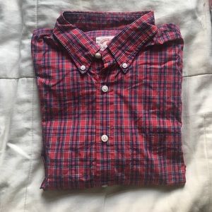 Men's Large Brooks Brothers Red Fleece Button Down