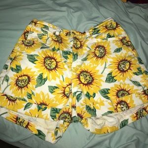 American Apparel Sunflower Shorts
