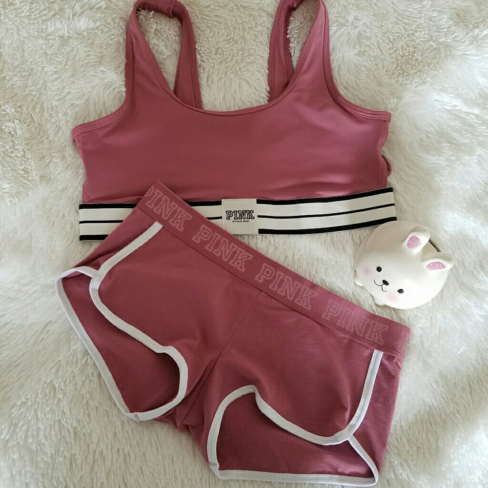 VS Pink Sports bra and panty set