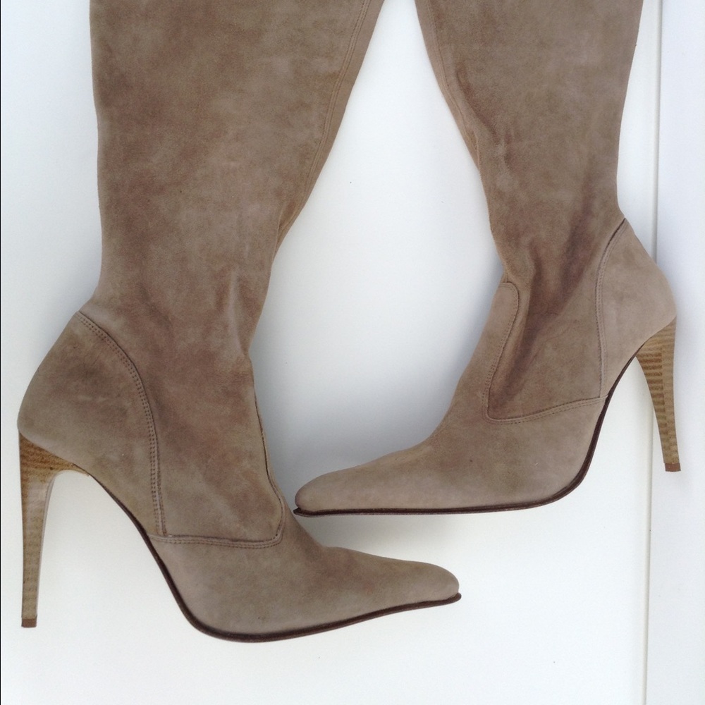 Tan Suede Boots