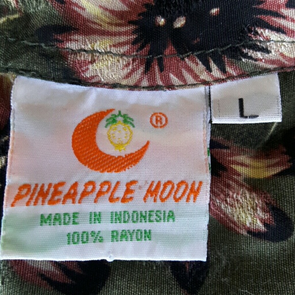 Pineapple Moon hawaiian shirt - Picture 2 of 3