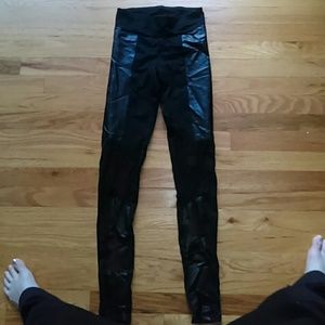 Leather leggings