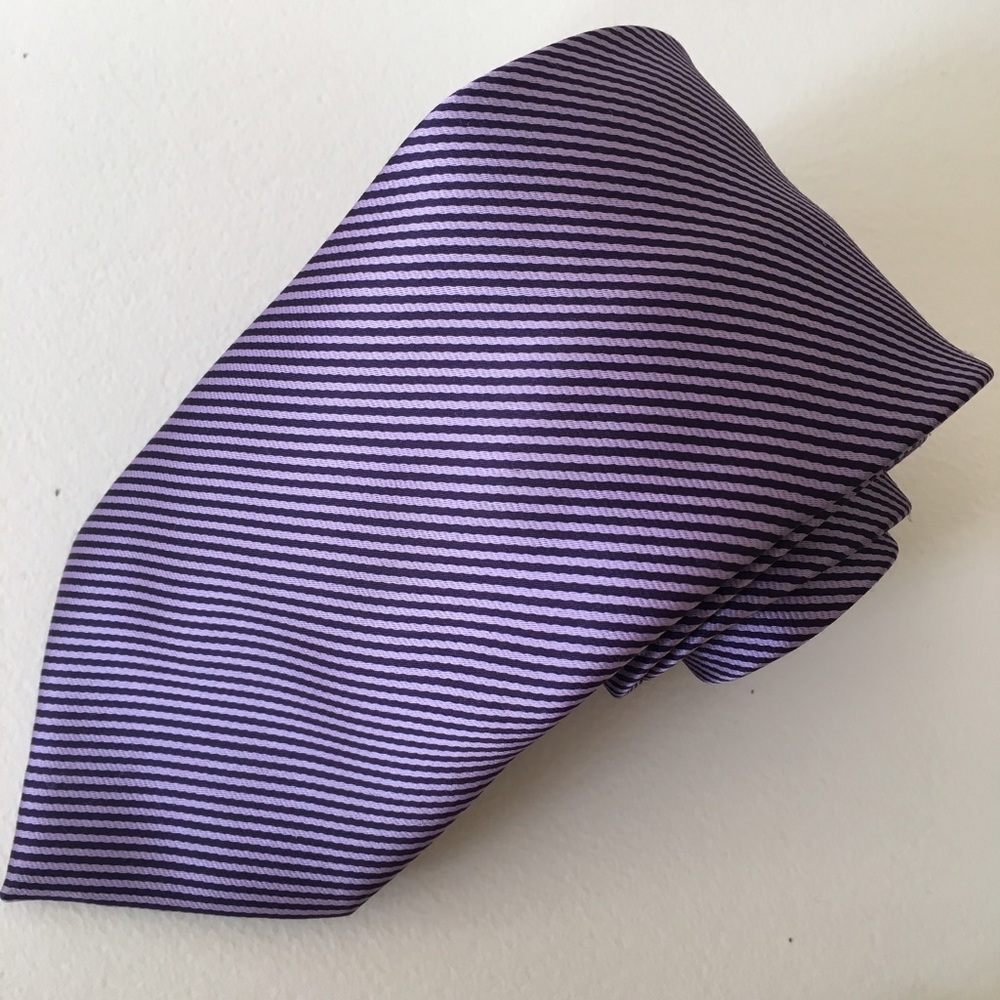 Sarar Striped Purple Tie