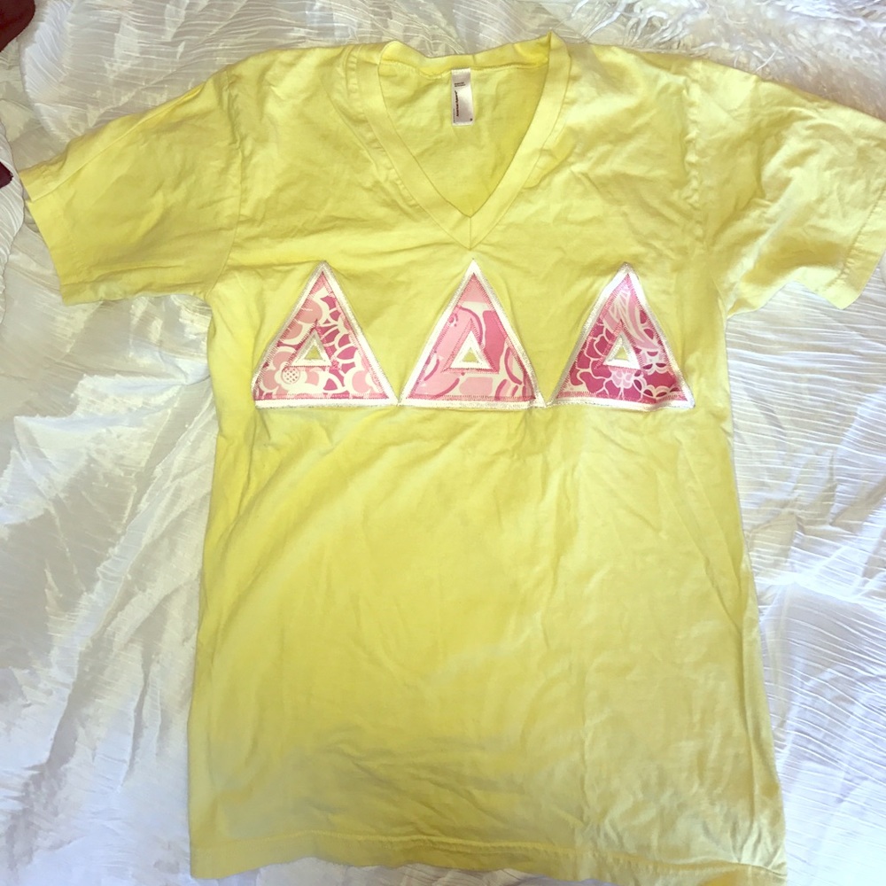 Tri delta letter shirt