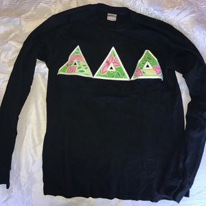 Tri delta letter shirt