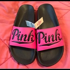 POPULAR PINK SLIDES 10 min sale ONLY TODAY