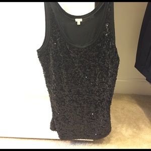 J crew sequin tank
