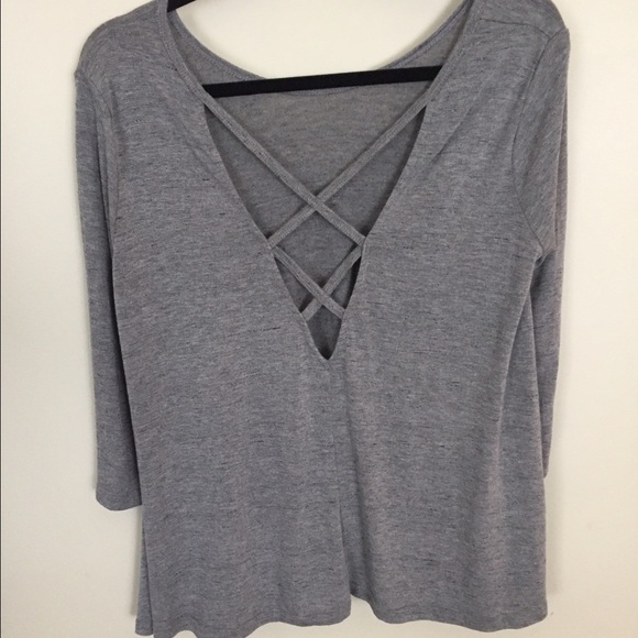 Lush crisscross back tee - Picture 3 of 6
