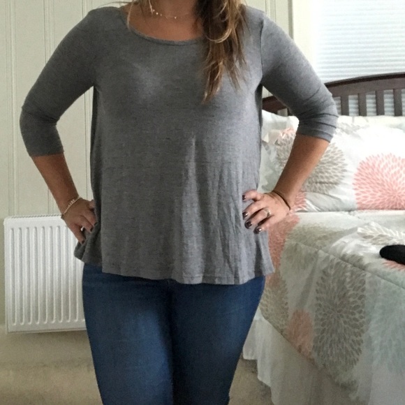 Lush crisscross back tee - Picture 2 of 6