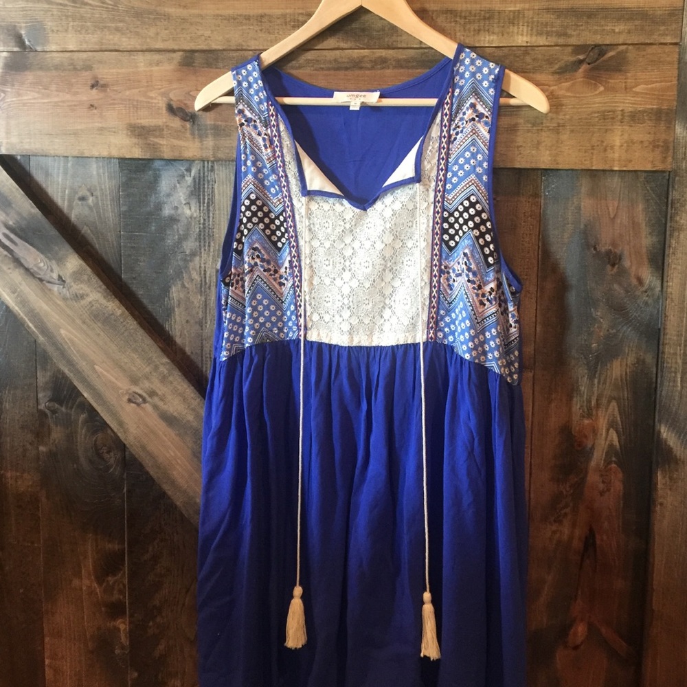 Umgee tunic dress M