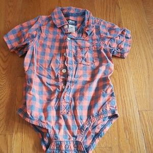 Collared one piece baby