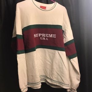 supreme usa sweatshirt