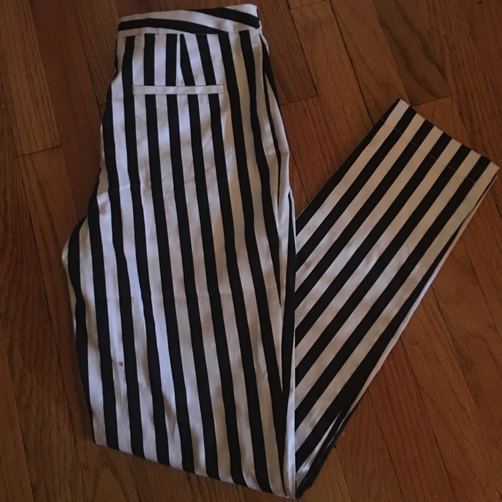 F21 Striped Pants