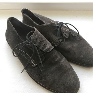 Men's Aston Grey suede shoes - size 10