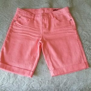 Hot pink Bermuda Shorts girls16, women's 4