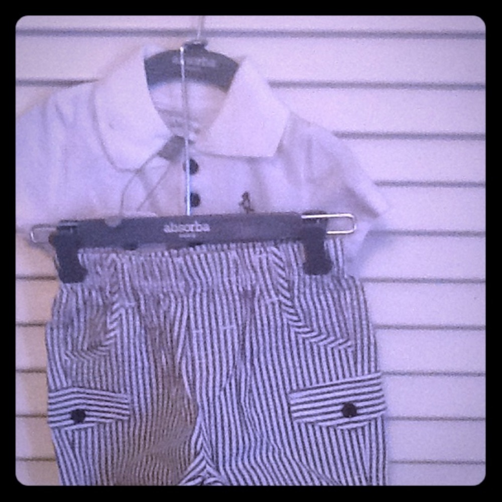 Baby boy polo and short set
